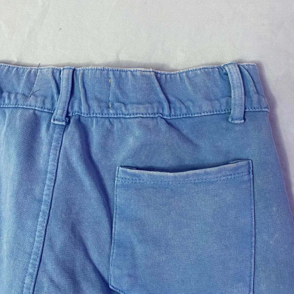 Love Trends Womens Blue Cotton‎ French Terry Skort Sustainable Size XL